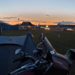 Pole namiotowe wioska motocyklowa